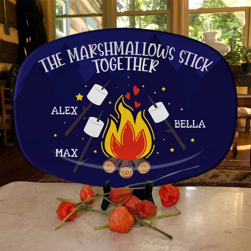 The Marshmallows Stick Together Platter Father's Day Gift