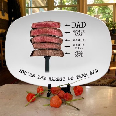 Personalized Daddy's Grilling Plate Father's Day Gift